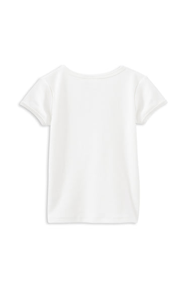 Milky - White Rib Tee
